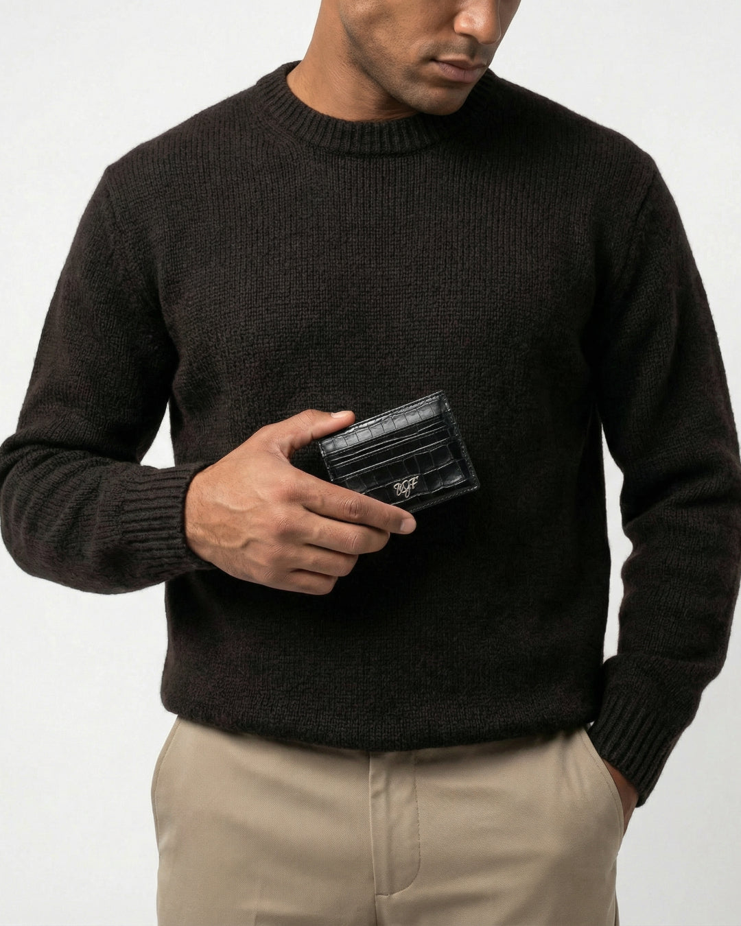 "WGF" Black Cardholder