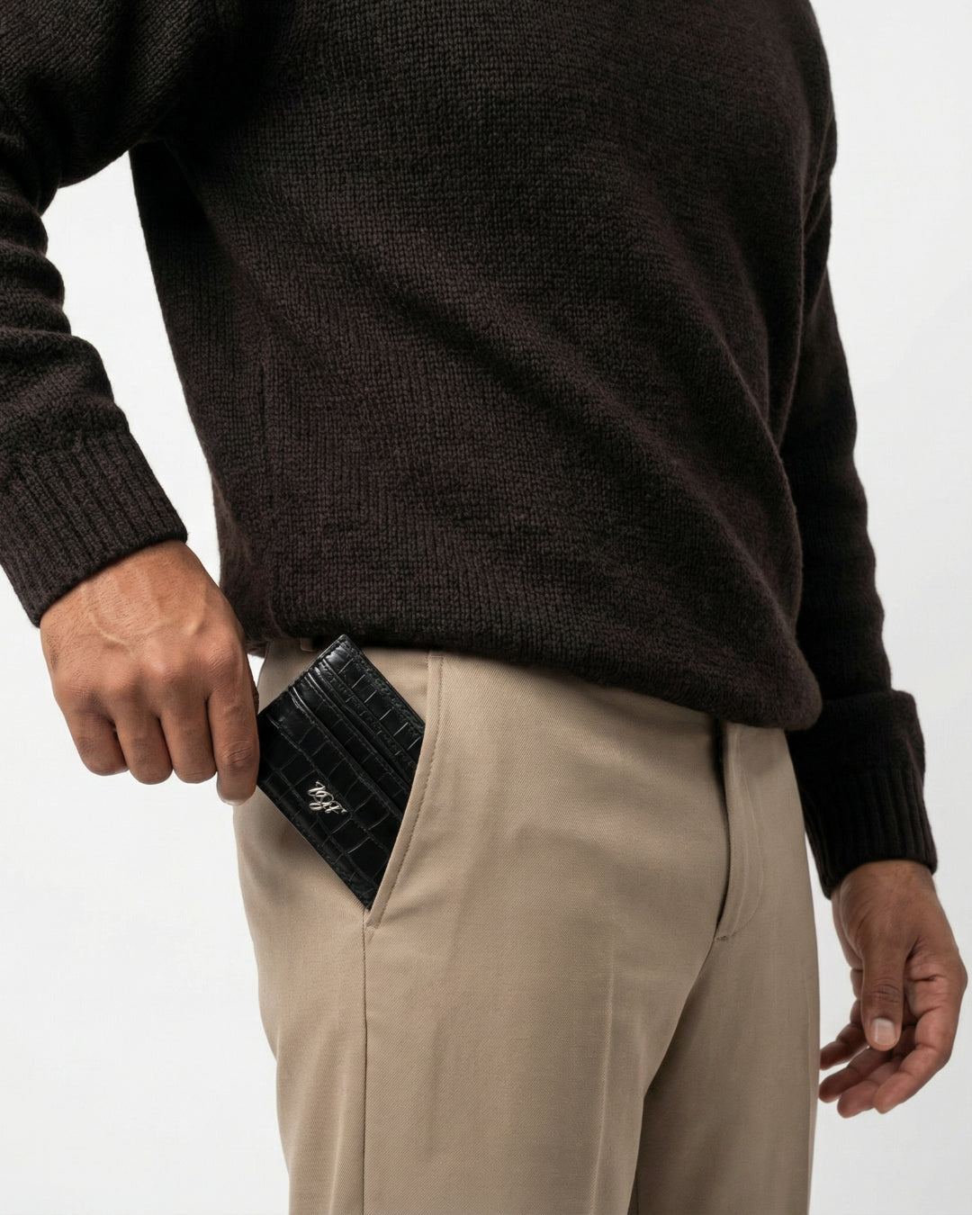 "WGF" Black Cardholder